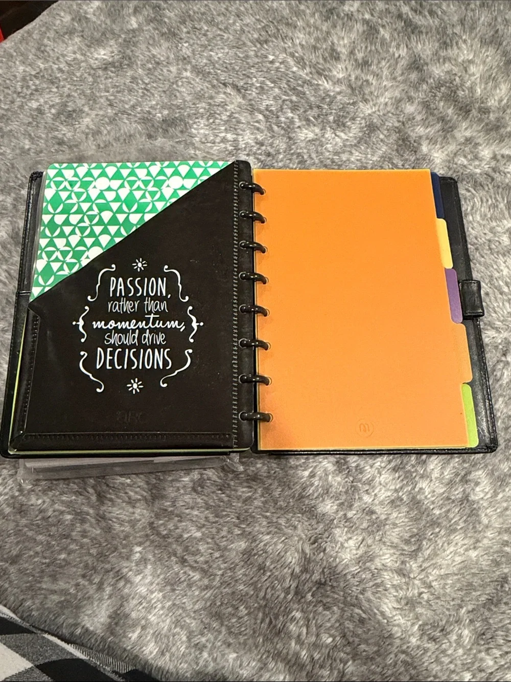 Staples ARC Notebook SystemBlack Tablet Folio Case with Refillable Lined Notepad